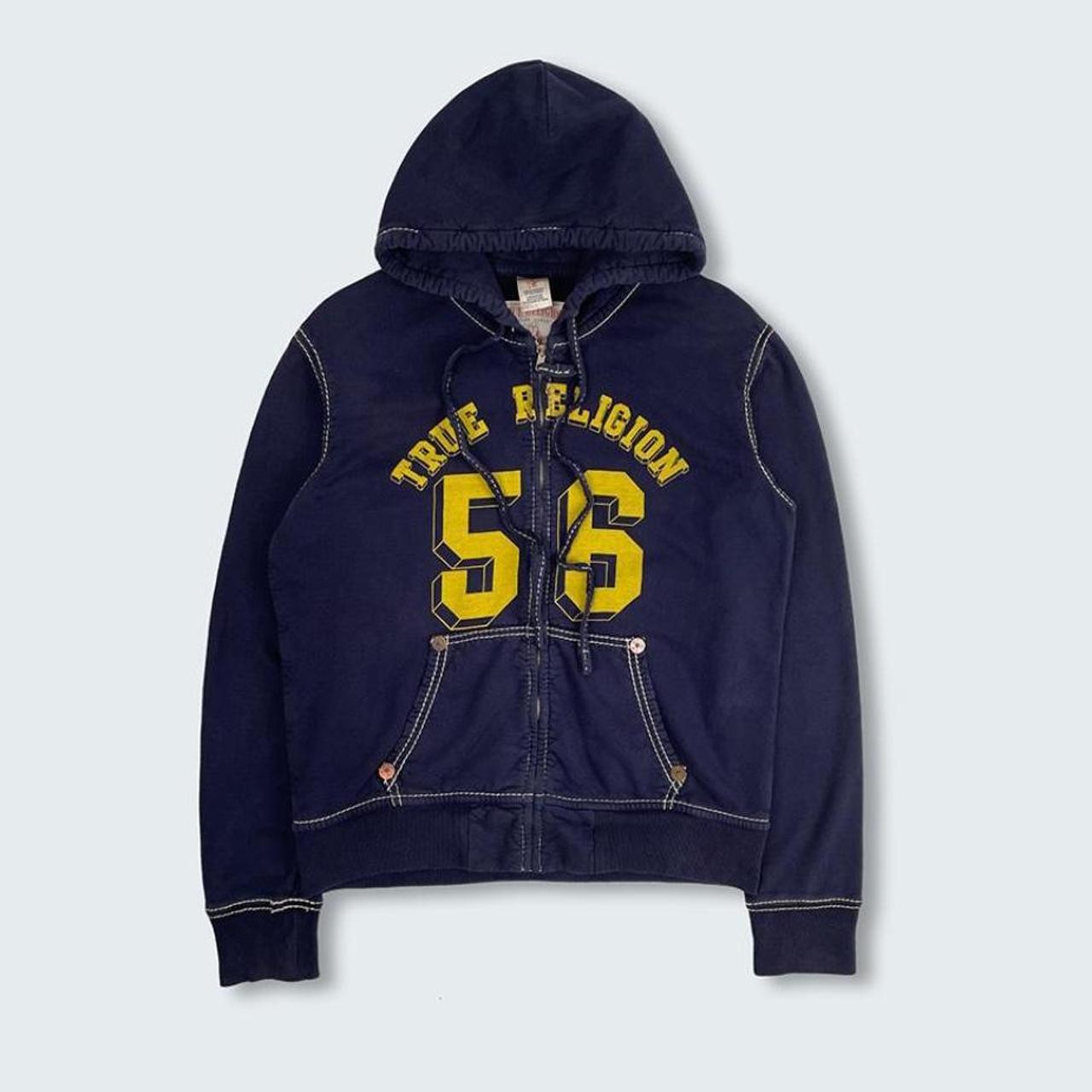 B39 Authentic Vintage True Religion Hoodie... Depop
