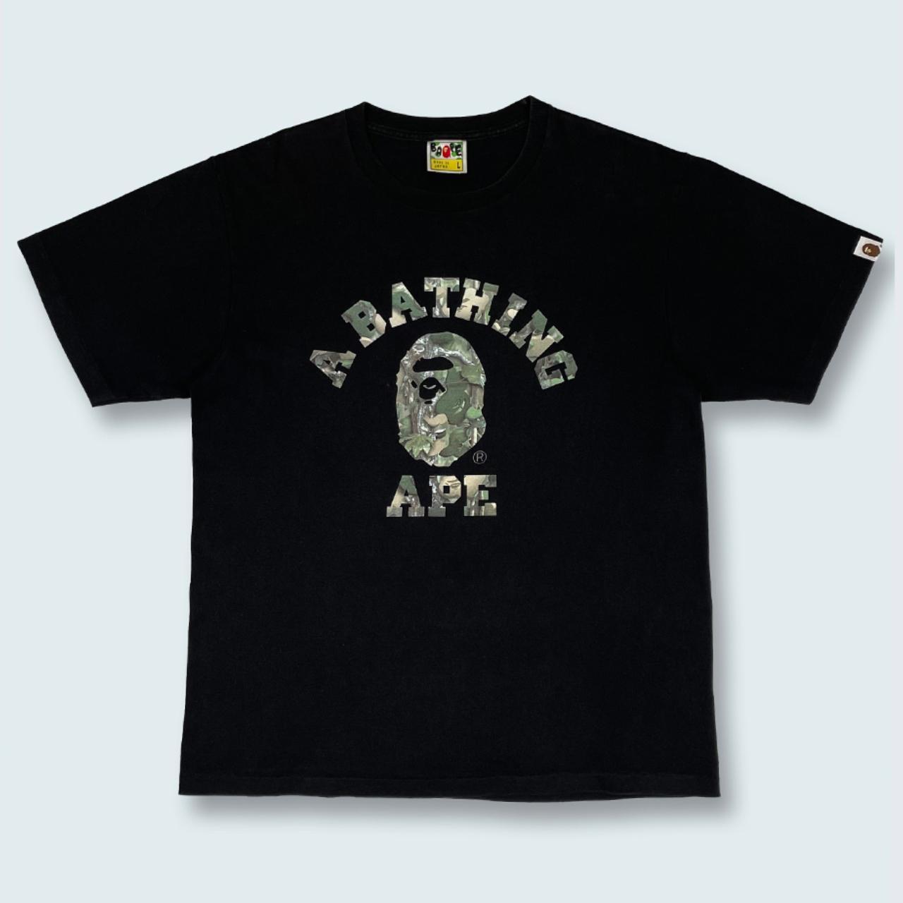 P37 Authentic Vintage Bape TShirt Glow in the... Depop