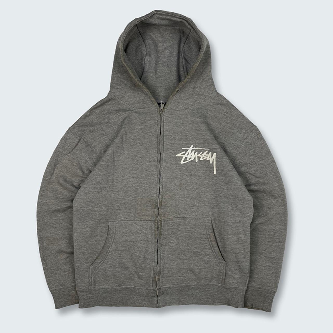 Stussy hot sale skull hoodie