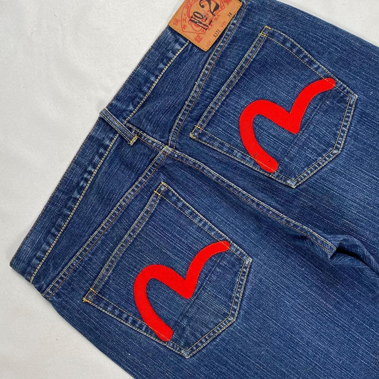 N-80 Authentic Vintage Evisu Jeans Japanese Denim... - Depop