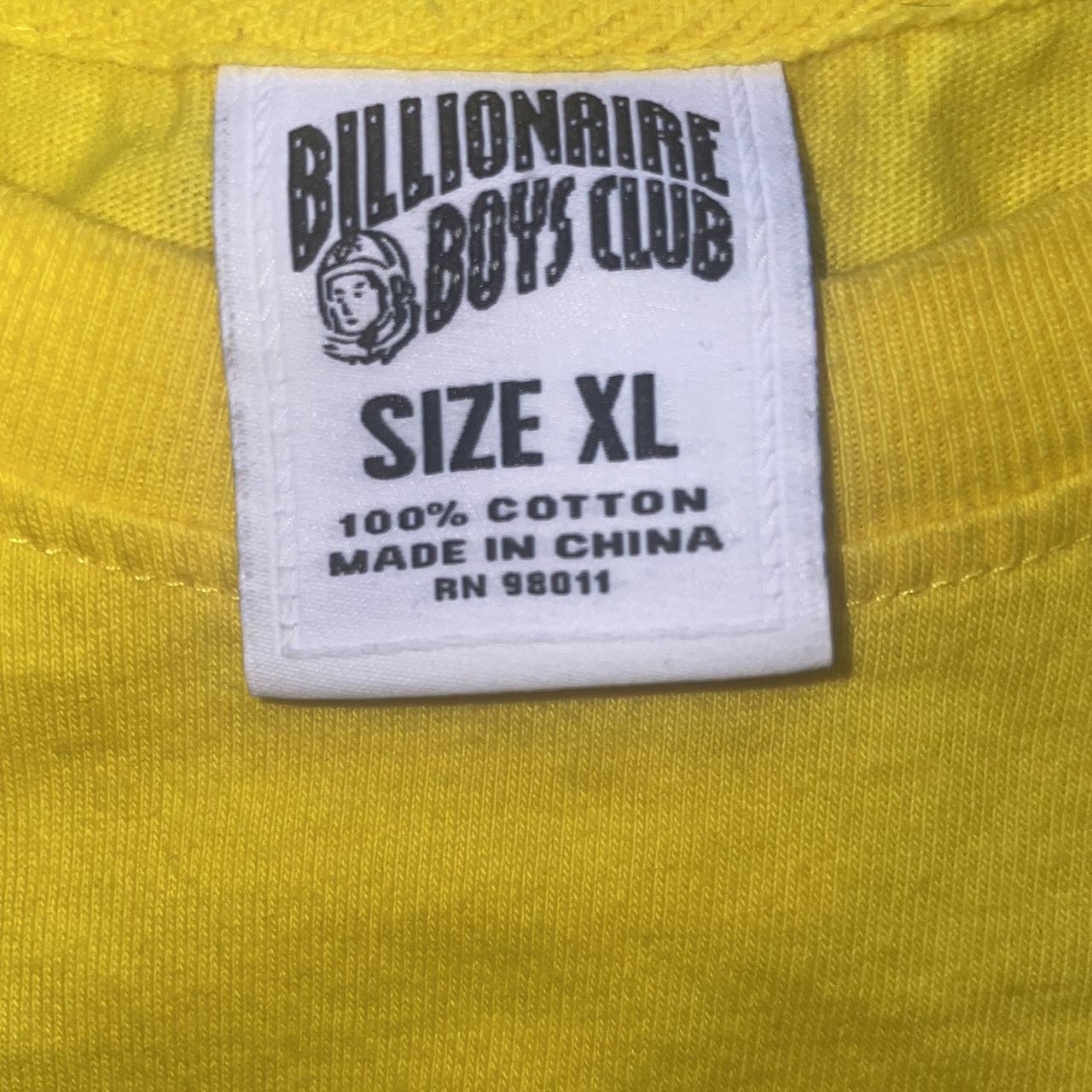 Billionaire Boys Club Men's Yellow T-shirt | Depop