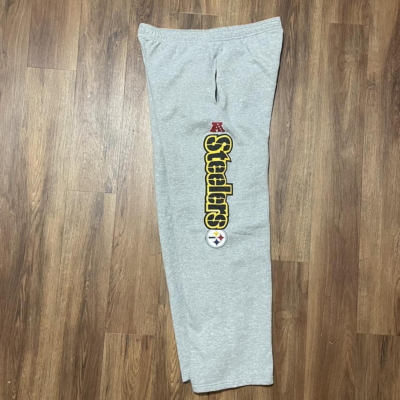 NFL Steelers Track Pants Size : Medium Great - Depop