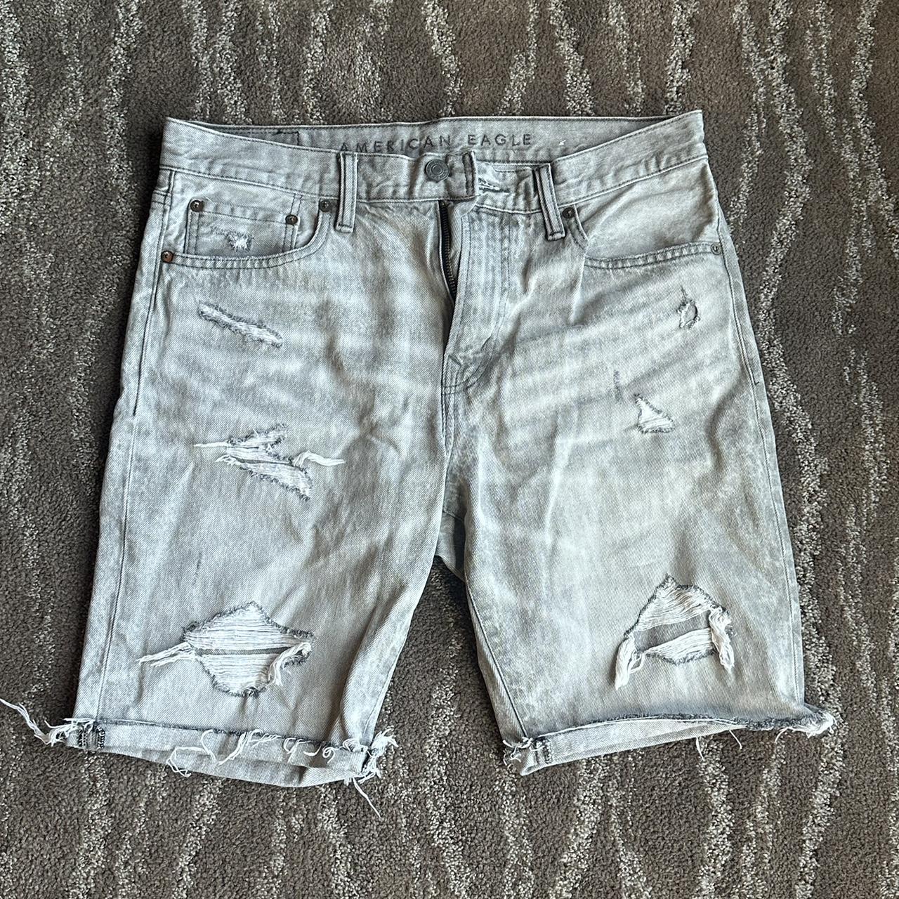 American Eagle Jean Shorts Size 32 Depop
