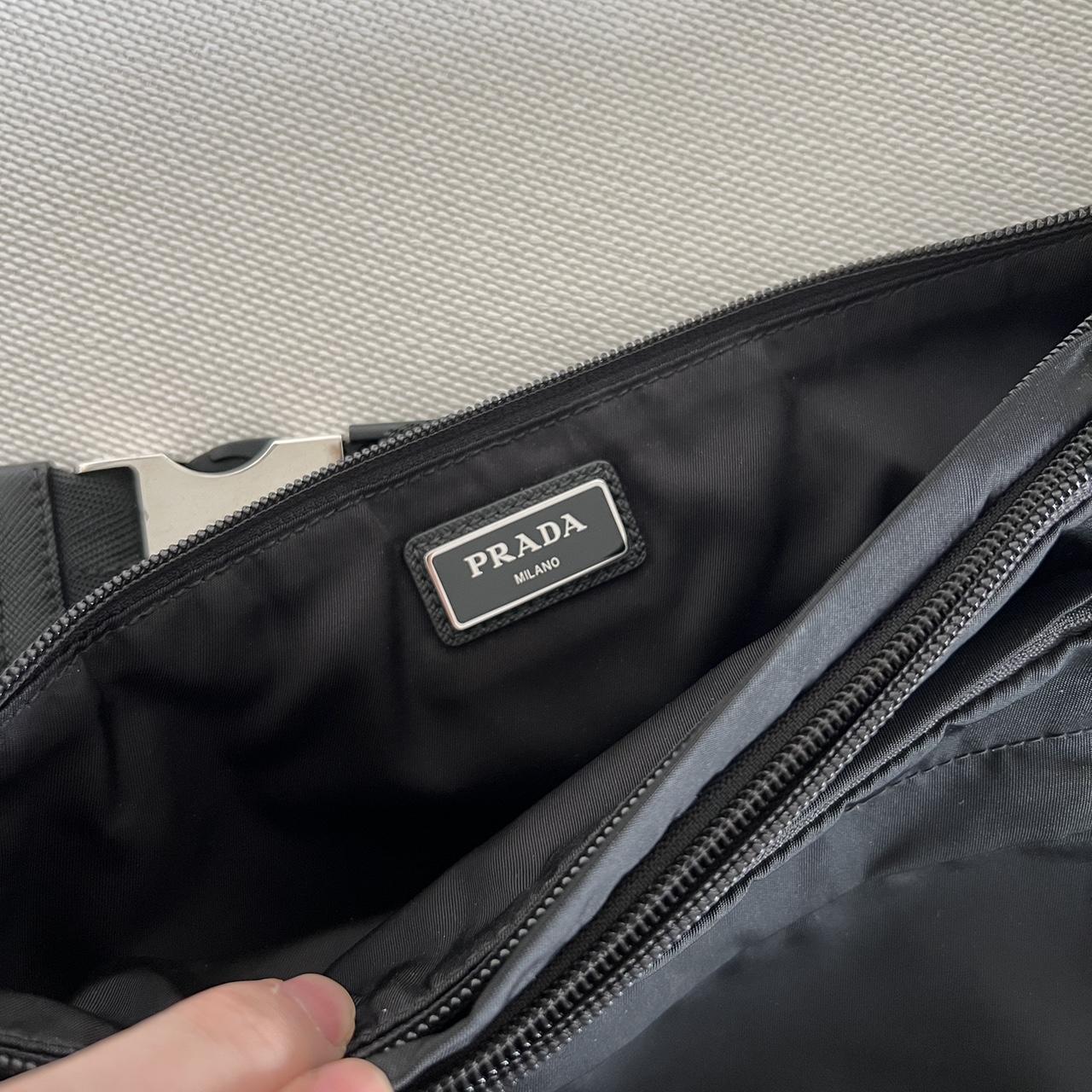 Prada nylon belt bag. Great condition. #prada - Depop