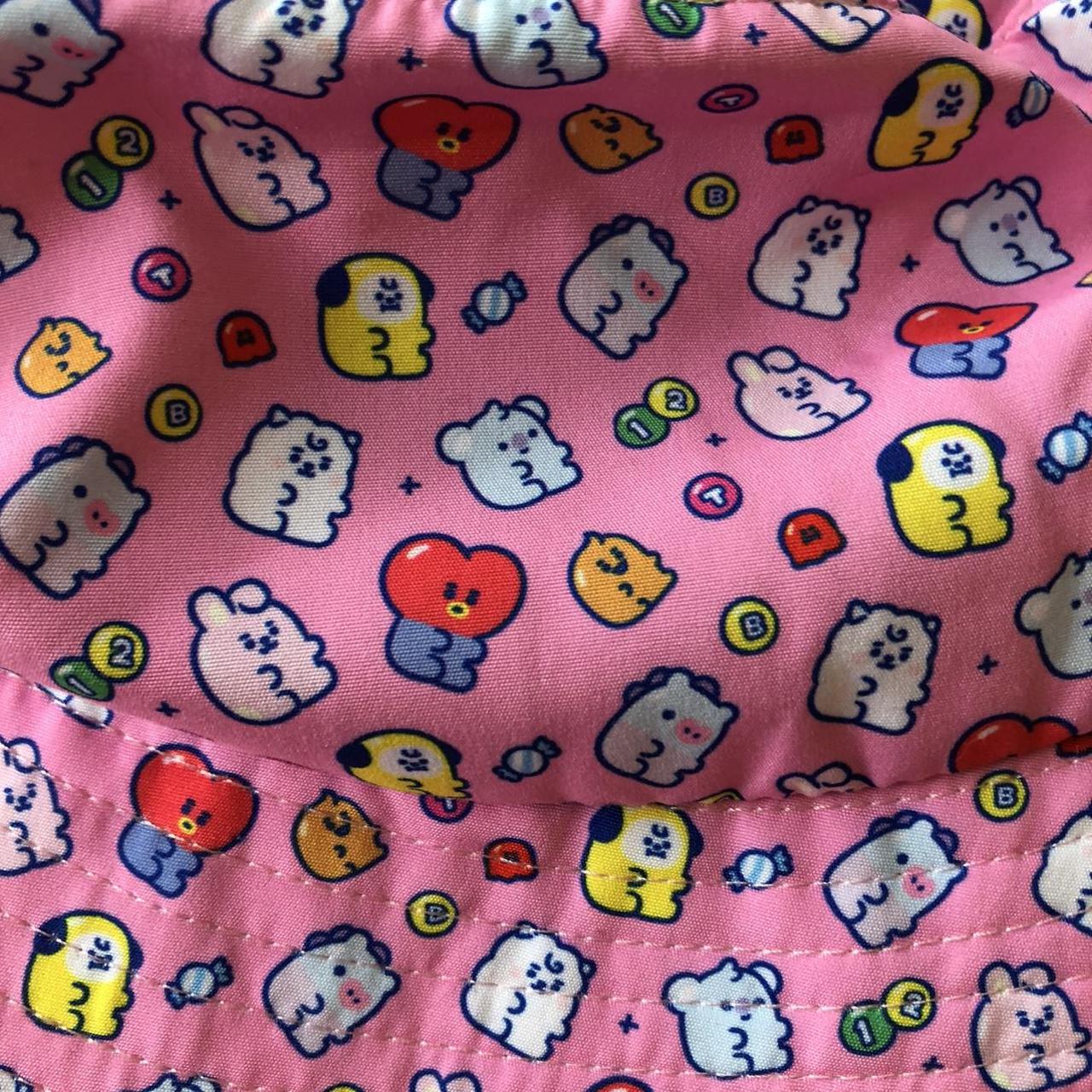 BT21 bucket hat pink BNWT perfect condition From Depop