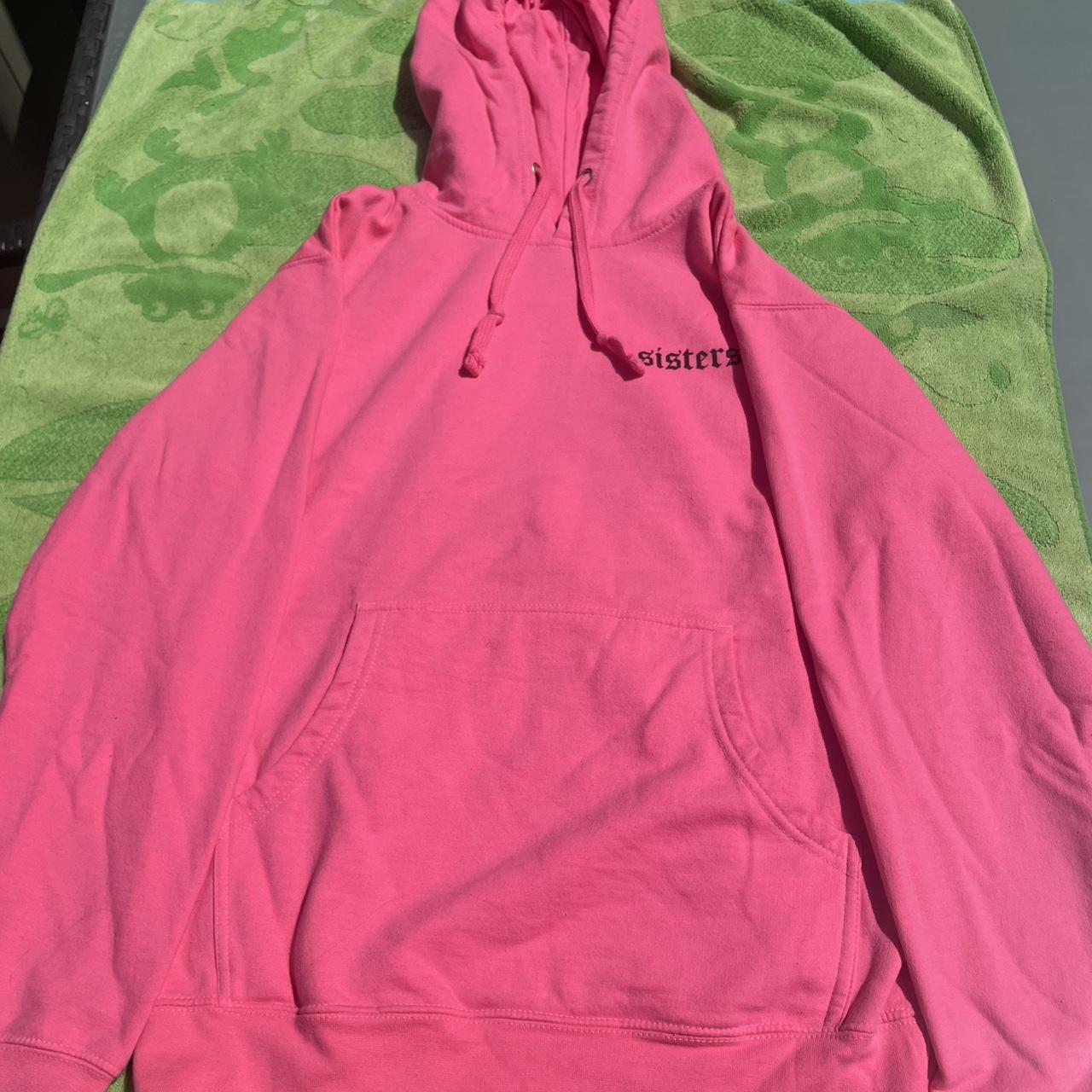 Hot Pink SISTERS hoodie James Charles size Small. Depop