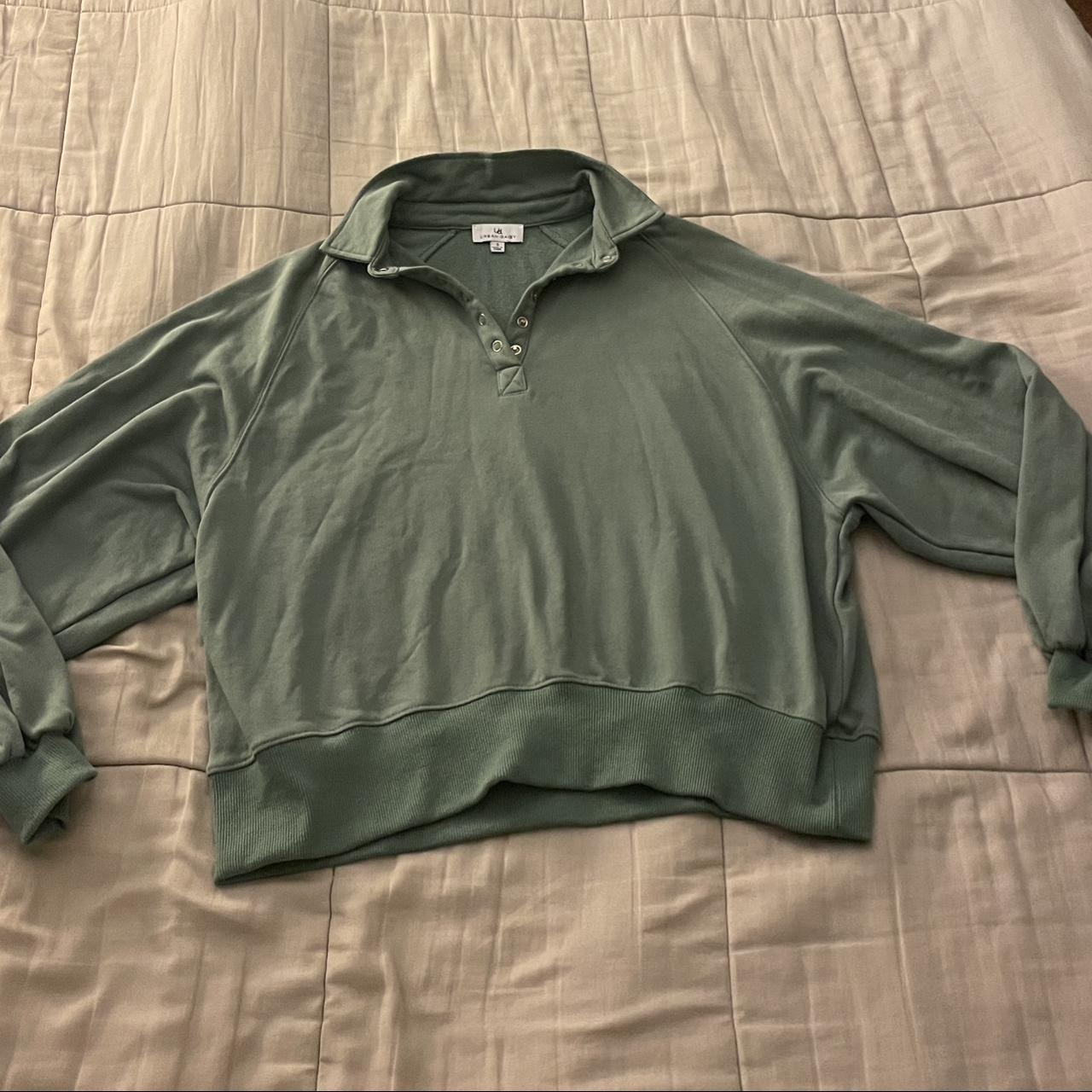 Grey Bandit Green Lennon Sweater (fits exactly like... Depop