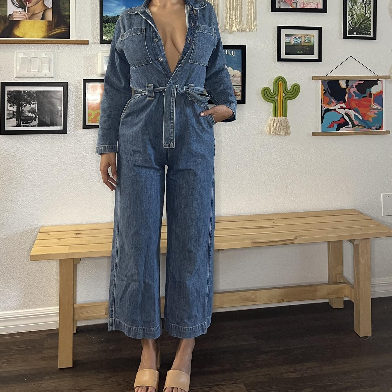 Levi's Women's Navy Jumpsuit | Depop