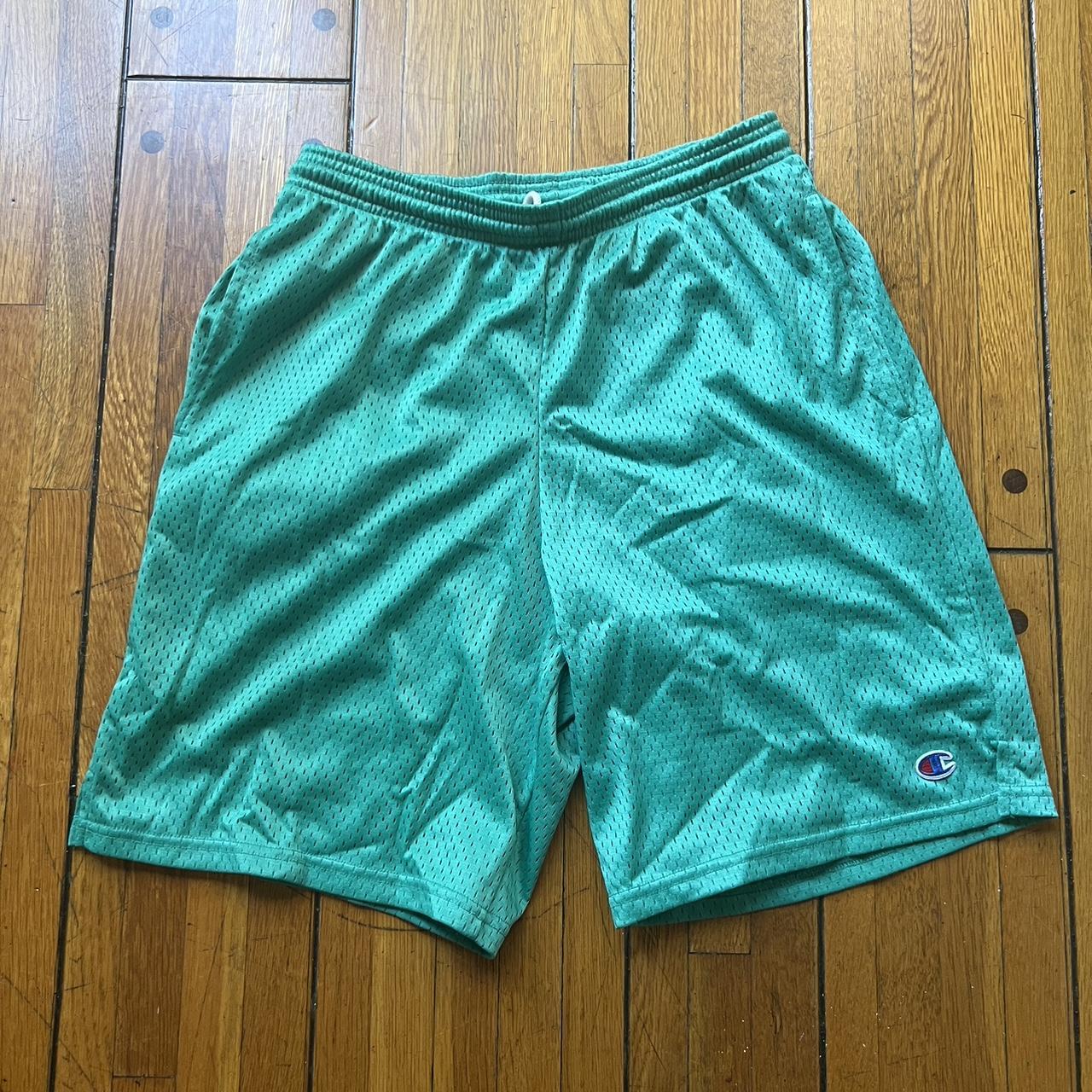 Champion Mesh Shorts Champion Shorts Mens Green Champion Green