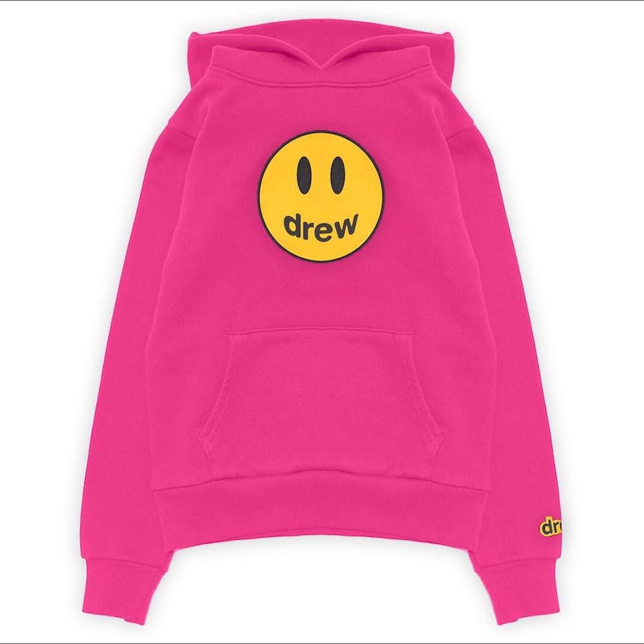 drew house mascot hoodie in hot pink size medium.... - Depop