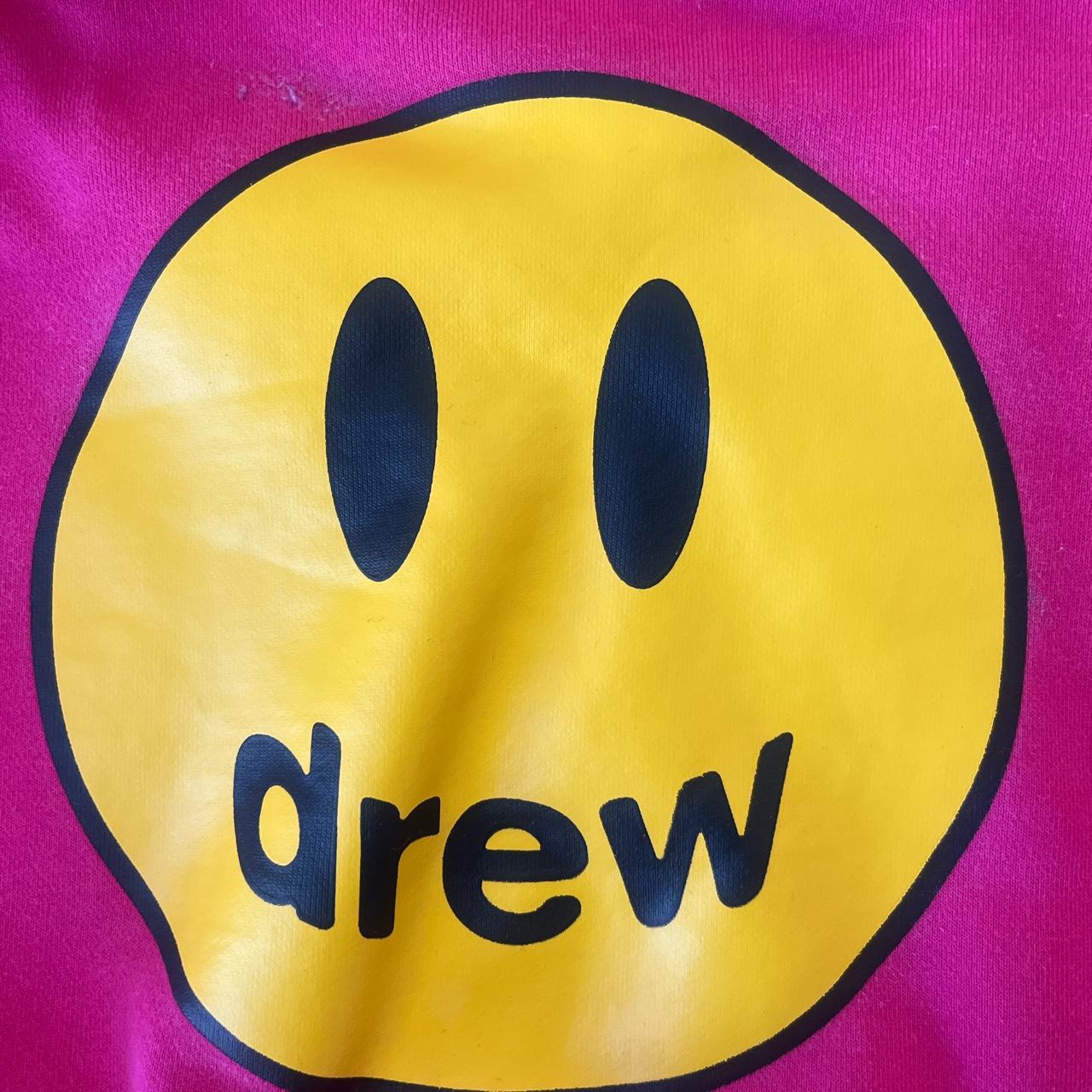 drew house mascot hoodie in hot pink size medium.... - Depop