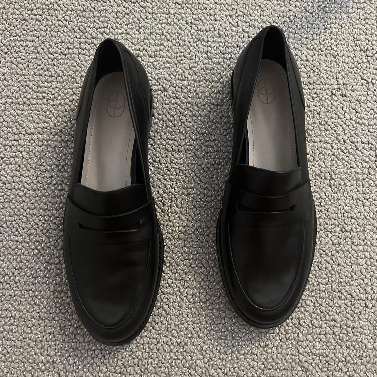 Never worn black loafers from Porte & Paire size... - Depop