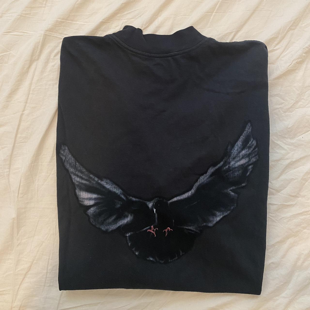 yeezy gap x balenciaga long sleeve graphic of a... - Depop