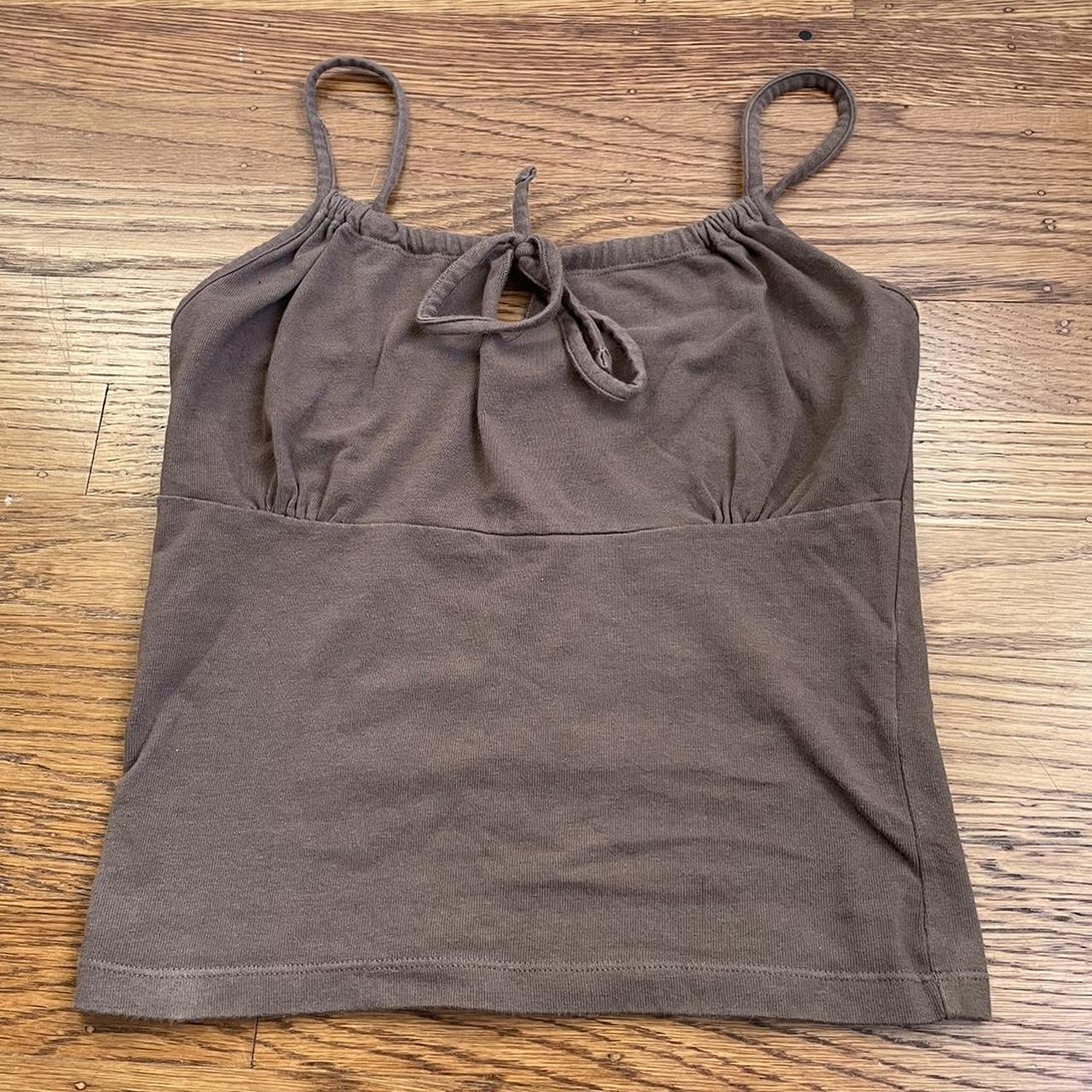 Brandy Melville Women's Brown Vest Depop