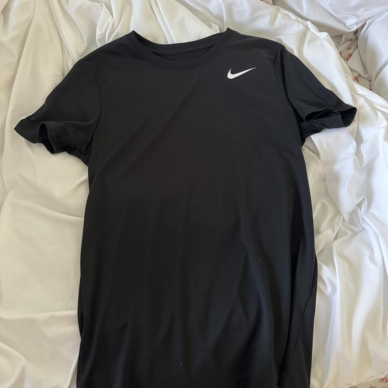 Black Nike t shirt #black #nike - Depop