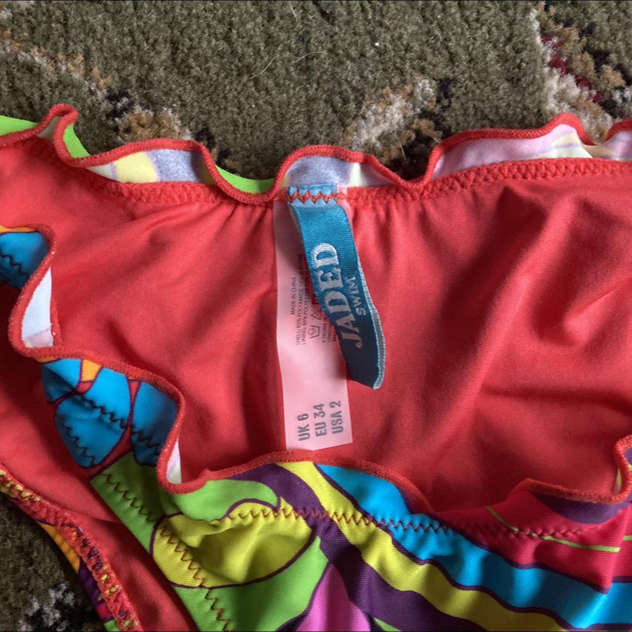 jaded london swim underwire bikini with lettuce... - Depop