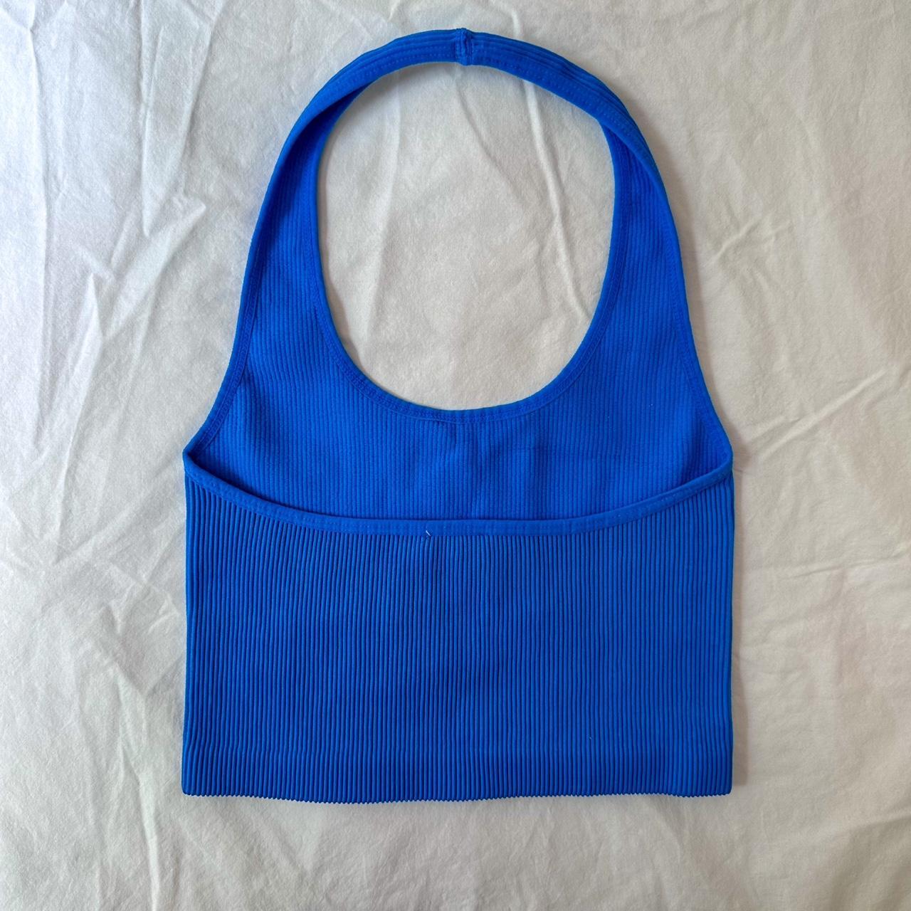 💙 cotton on seamless molly blue halter top 💙 worn... - Depop