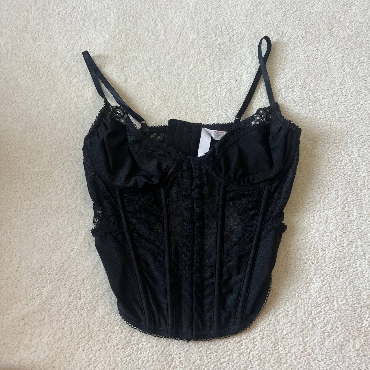 black urban outfitters out from under corset top!... - Depop