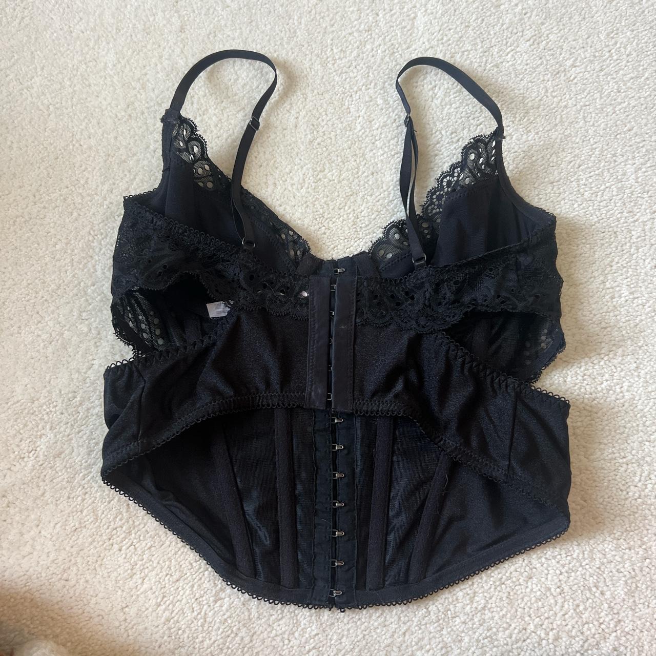black urban outfitters out from under corset top!... - Depop