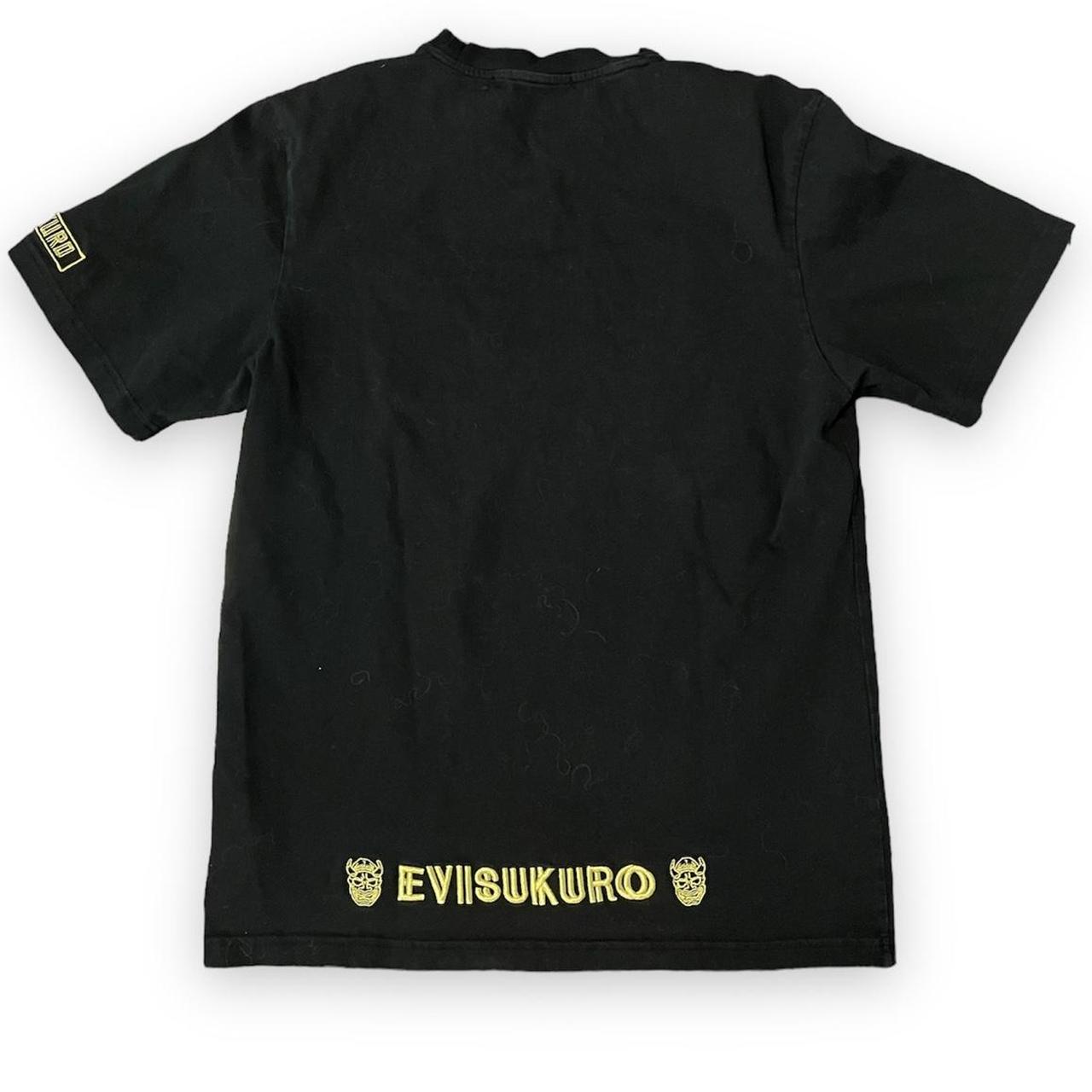 Evisu Kuro T-shirt with gold embroidery , Large gold...