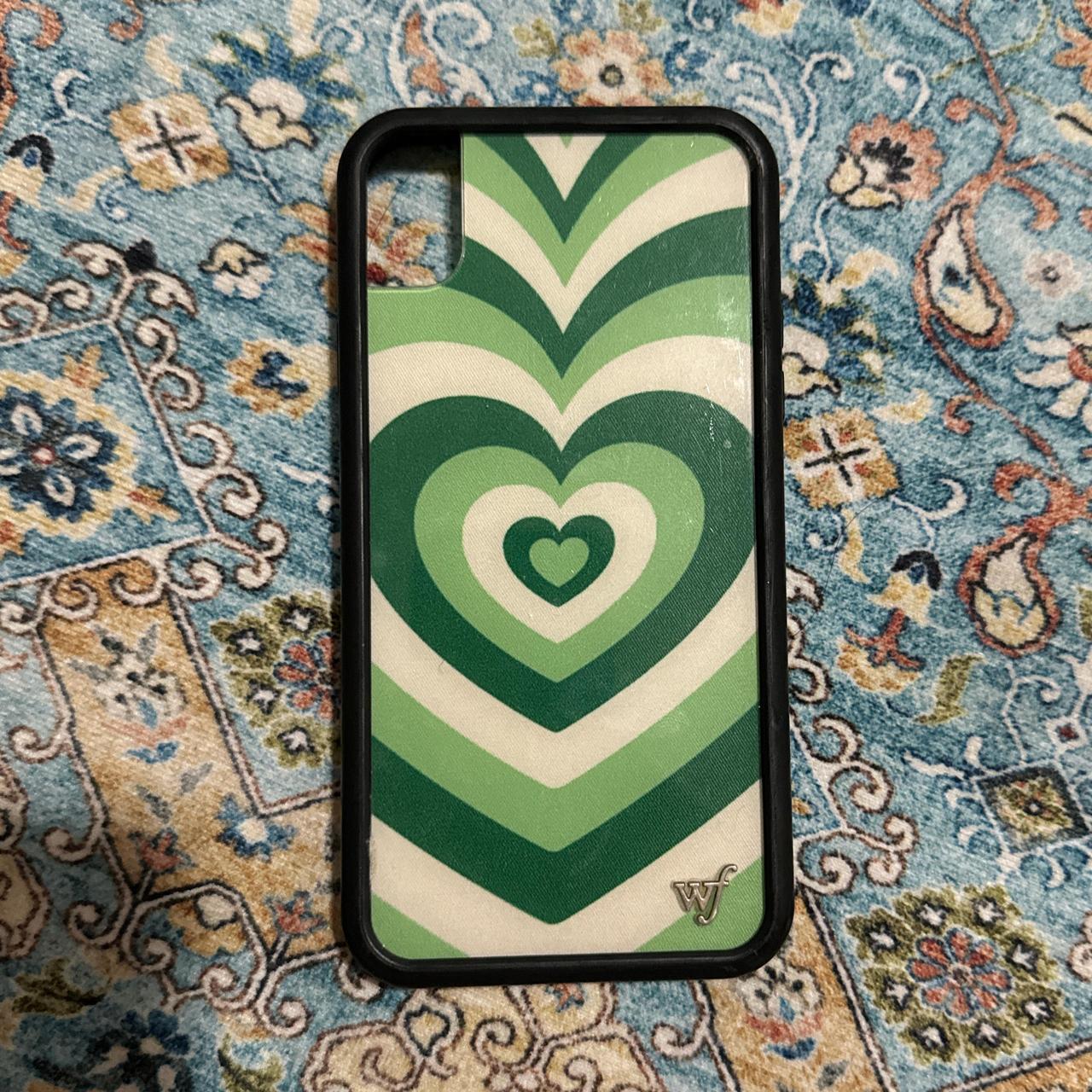 Iphone Xr Wildflower Cases Heart Wildflower Cases Green Heart For