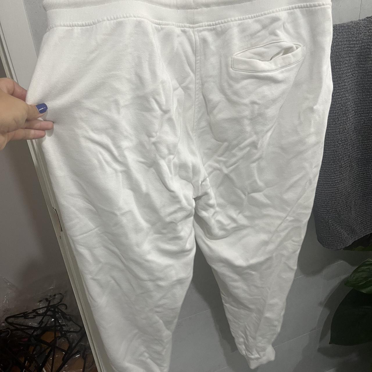 Country road white tracksuit pants size XL worn... - Depop