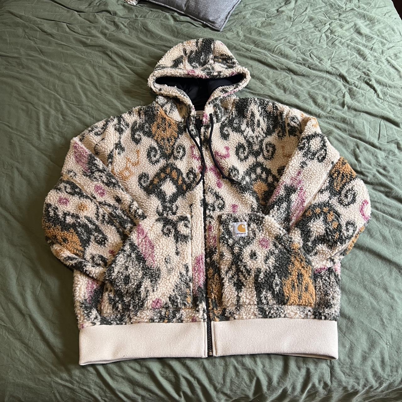 Carhartt OG active liner Jacket XL Baru Jacquard, | Depop