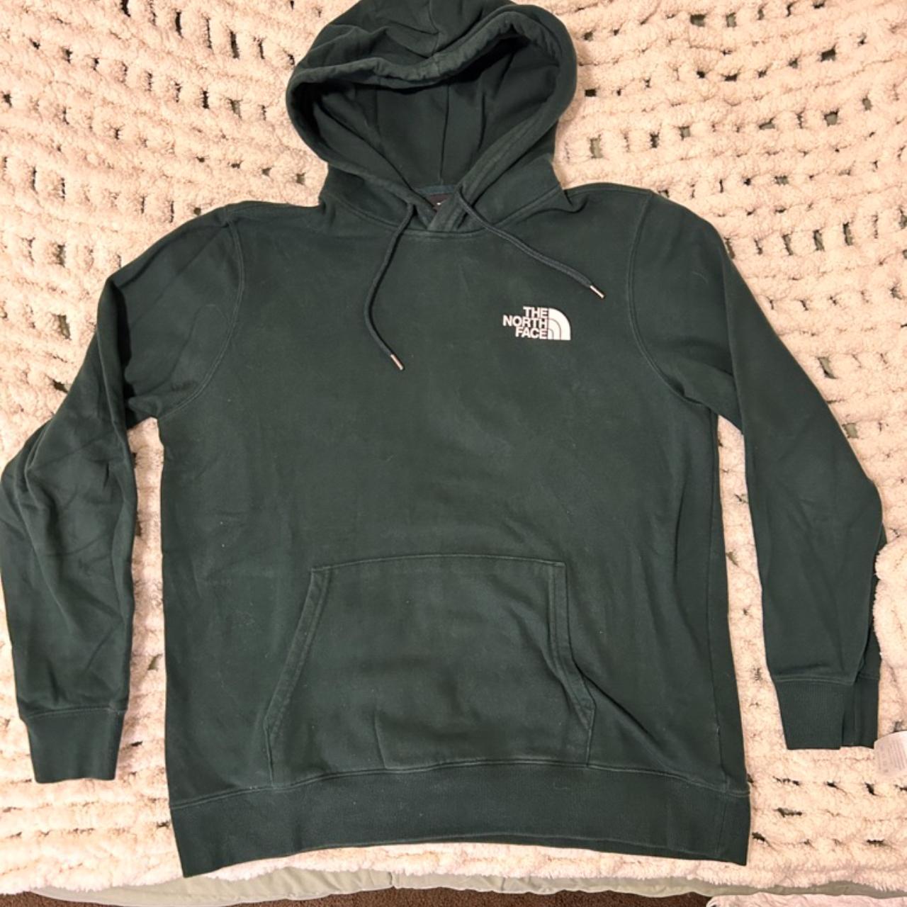 Mens the north face green hoodie 2024 sz L