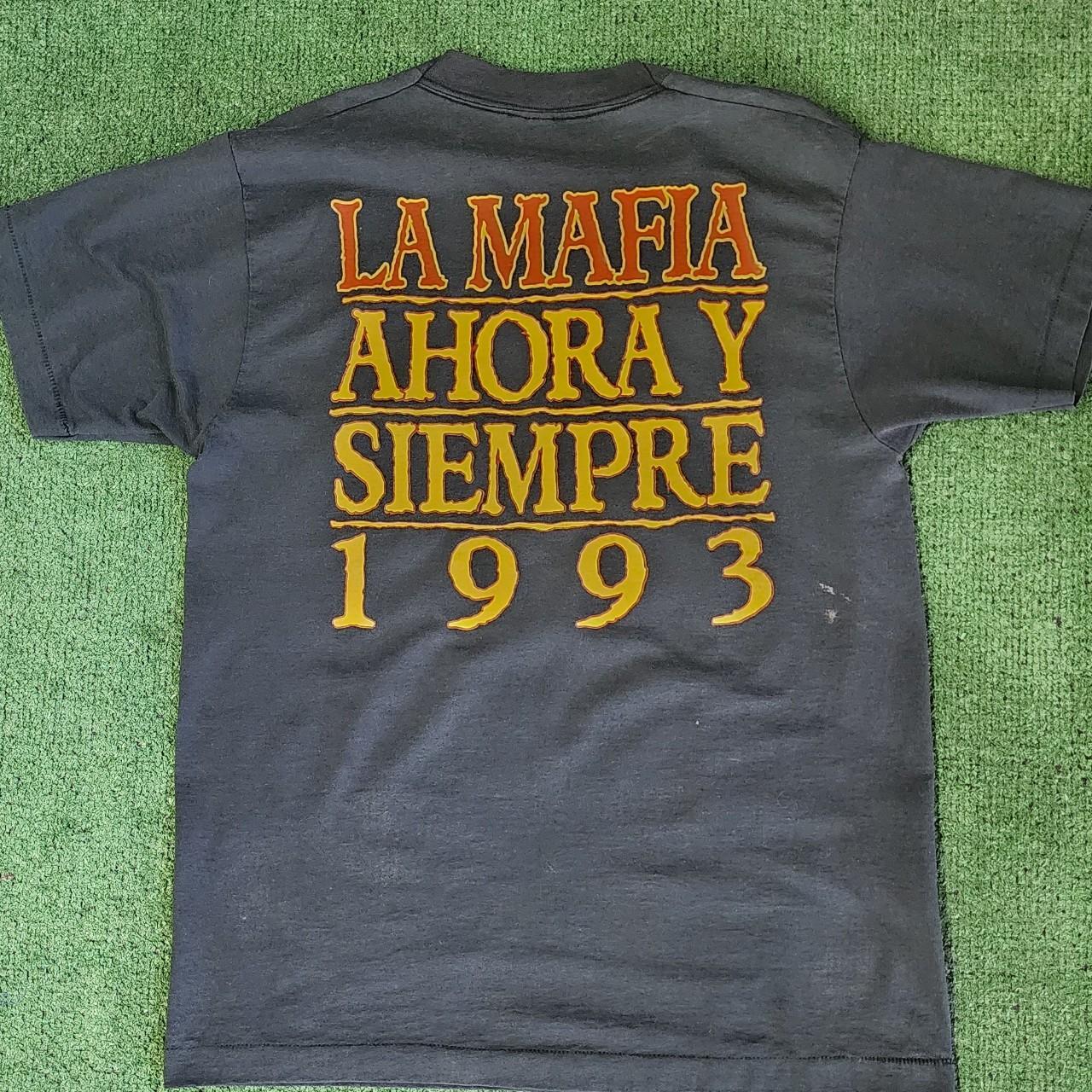 LA MAFIA 1993 ツアーTシャツ ahora y siempre 1993 La Mafia Ahora Y