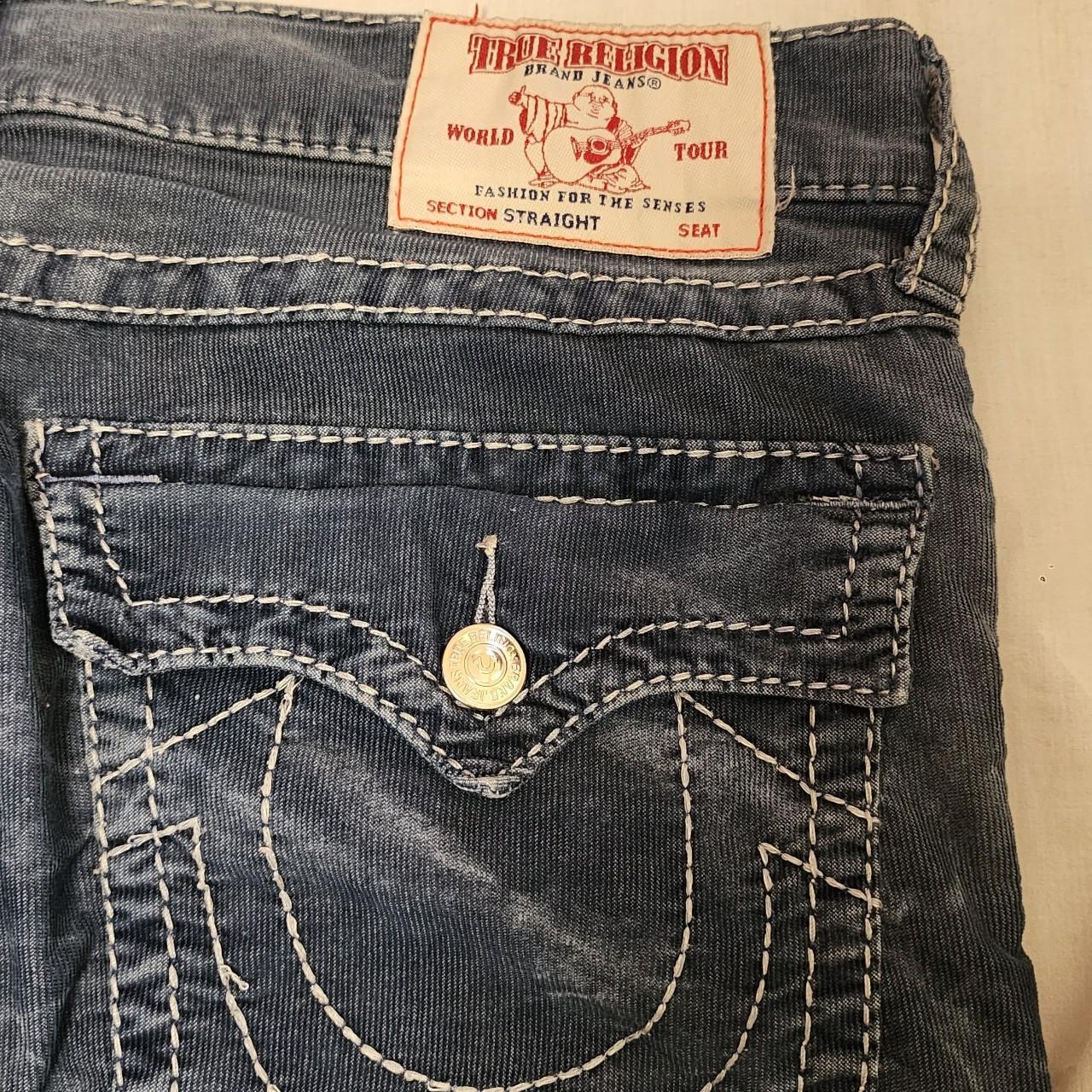 Men's True Religion corduroy jeans size 36 Waste... Depop