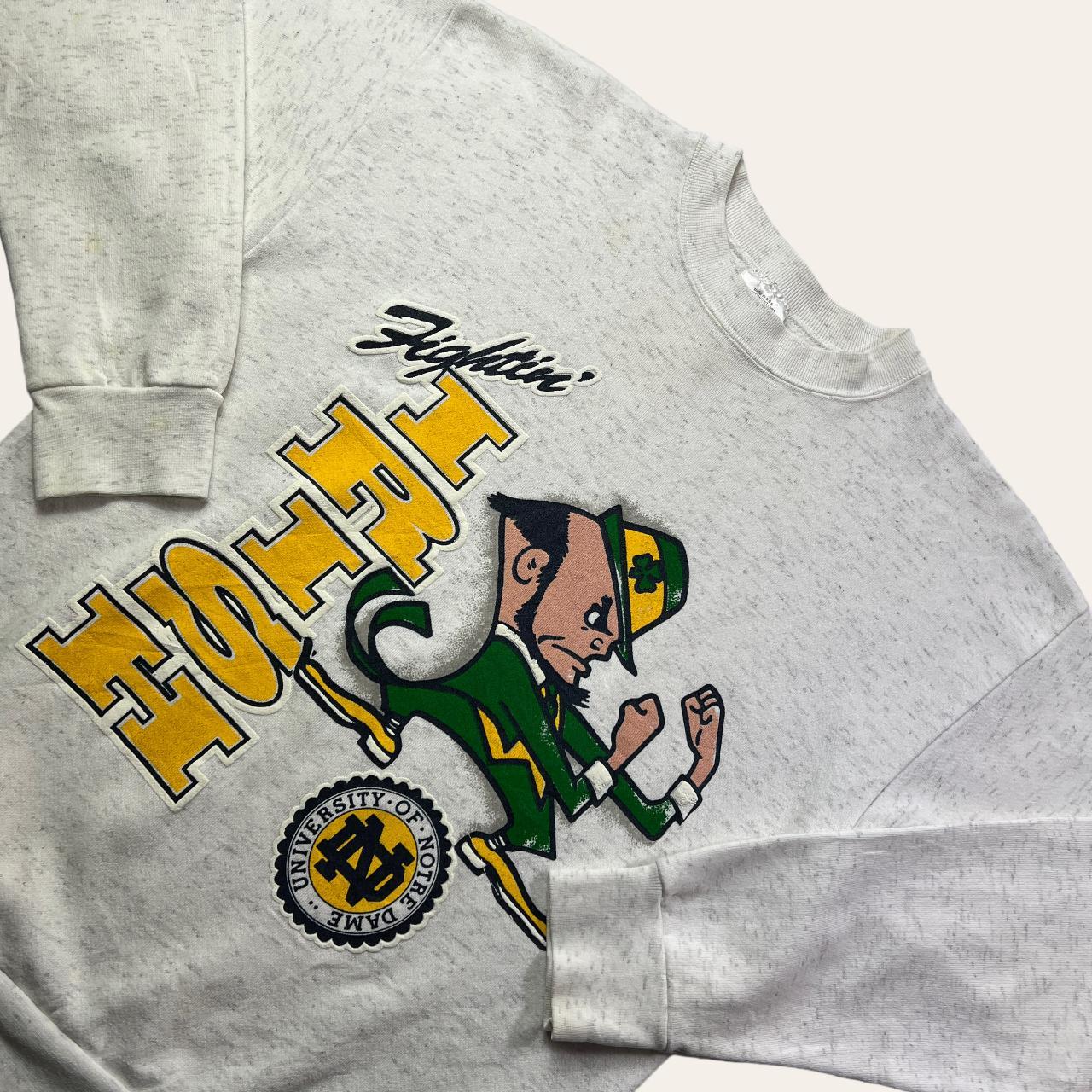 Notre dame grey clearance sweatshirt