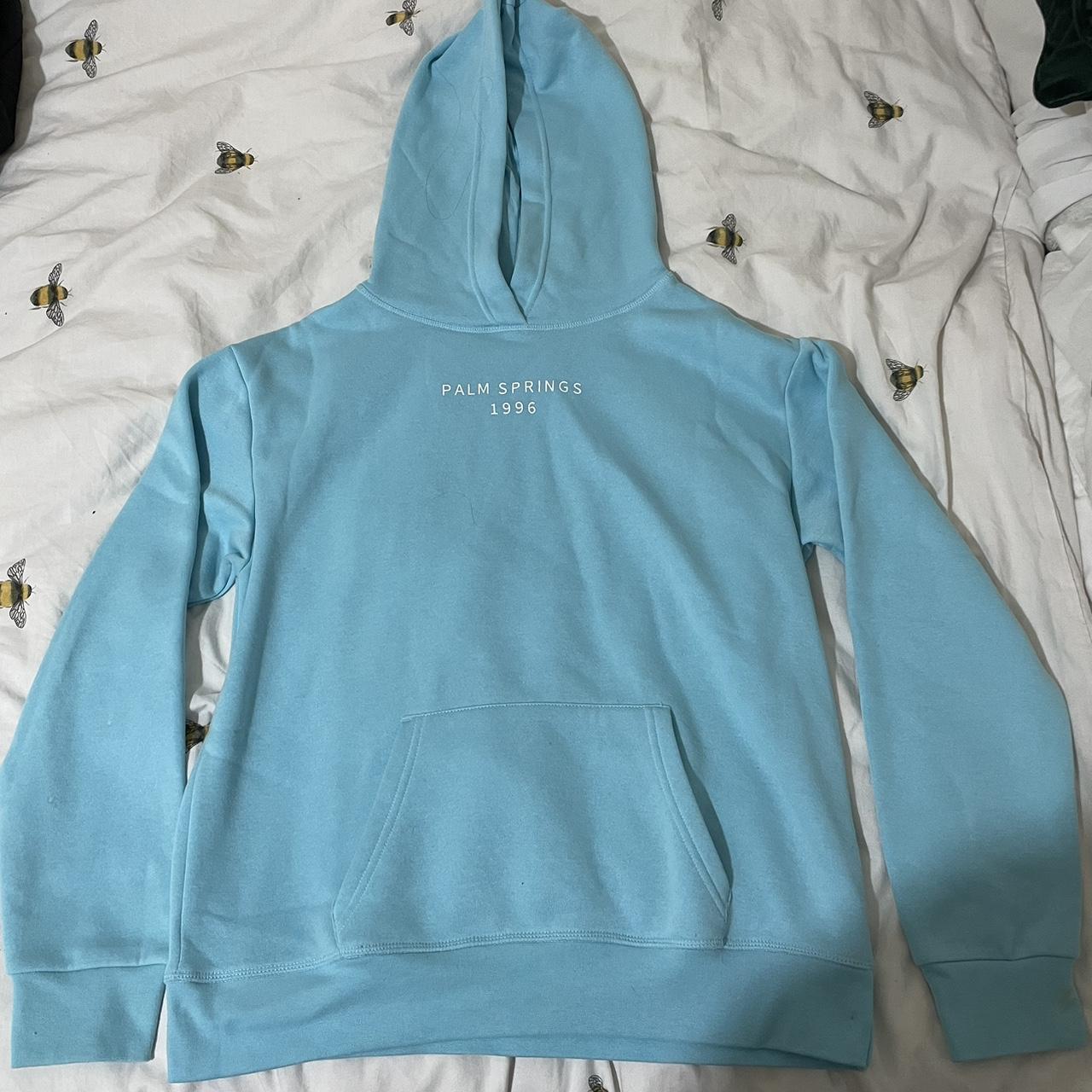 Blue Palm Springs Hoodie Never worn Soft inside... Depop