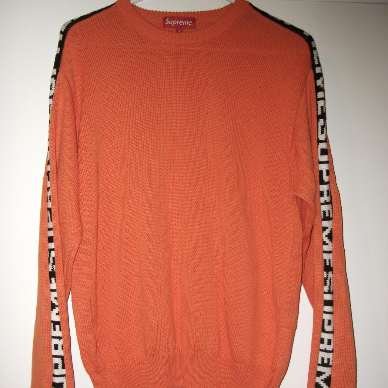 Supreme on sale orange sweater