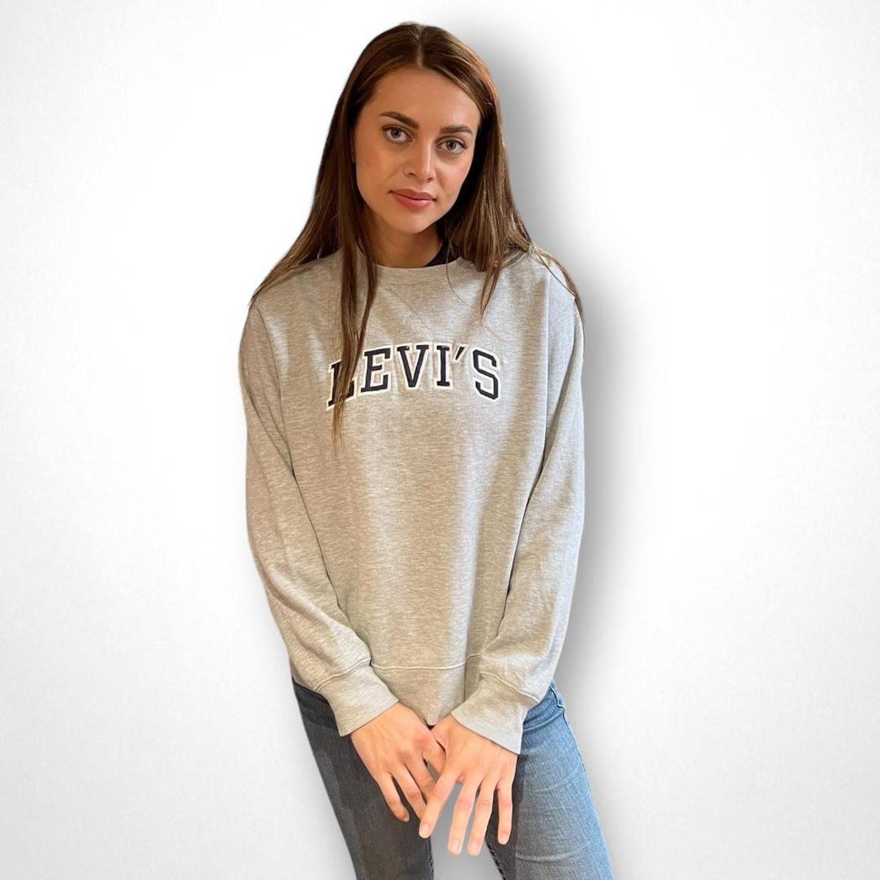 Levi's grey women's sweatshirt hotsell