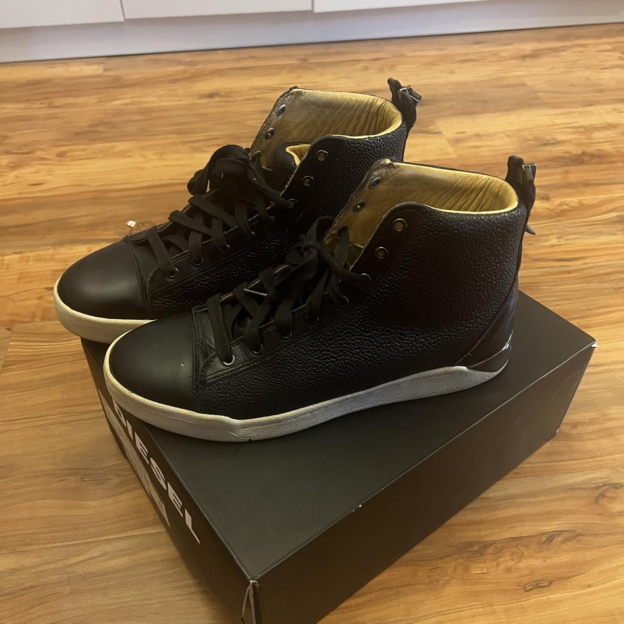 Diesel Men s Tempus Diamond High-Top Sneakers Size US newest 11 Tarmac