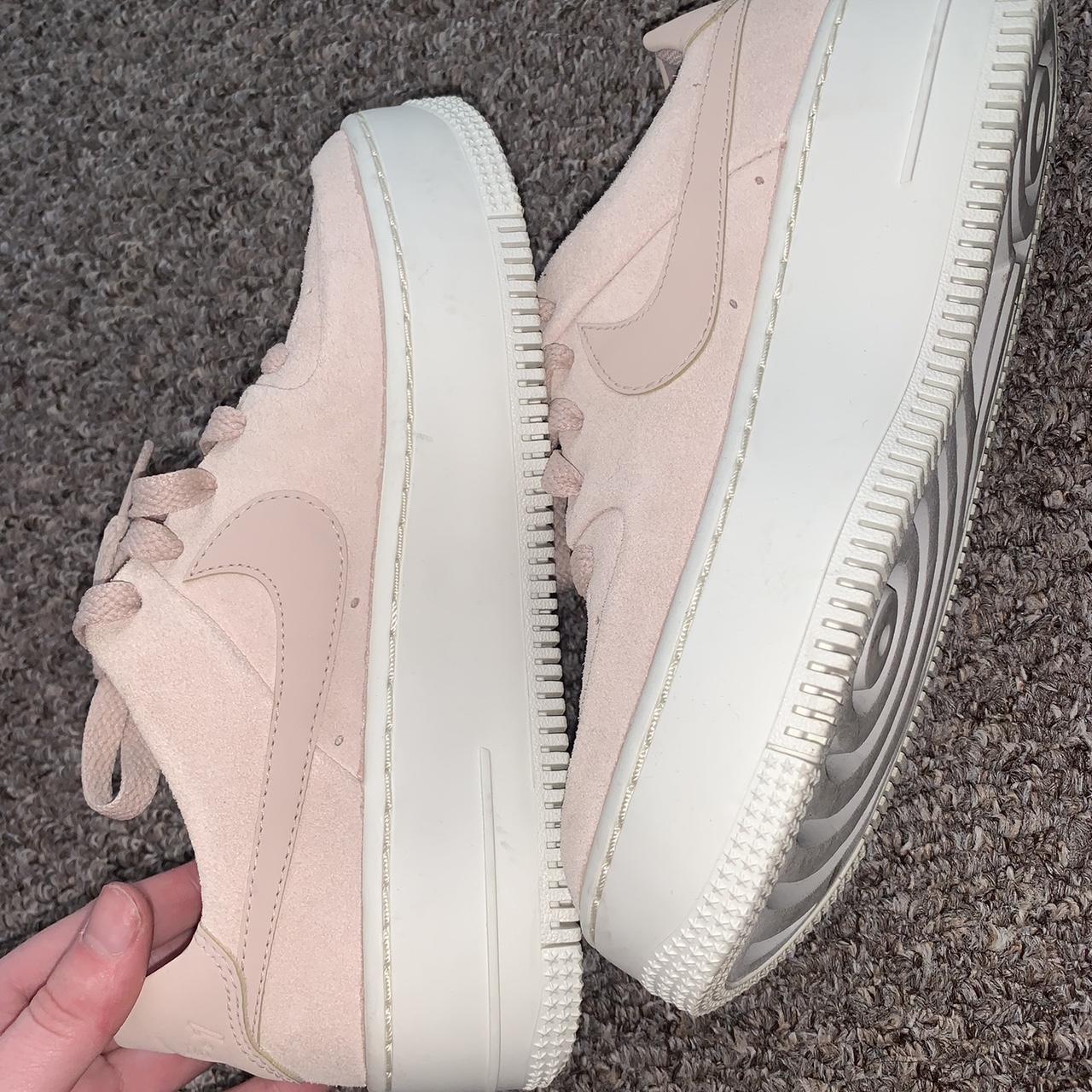 pink velvet air forces