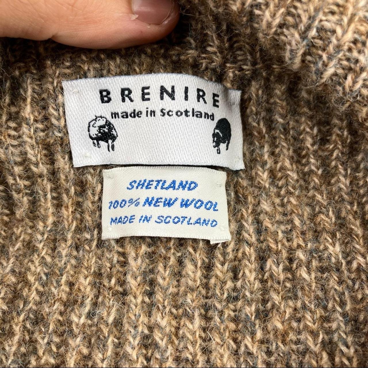 Brenire Scotland Zip high quality Up Sweater L