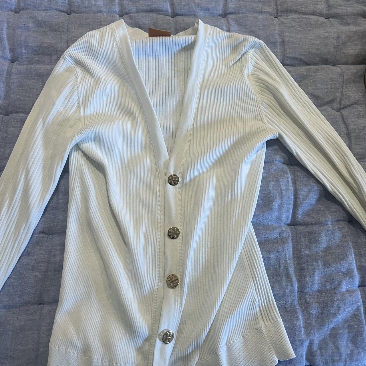 Tory burch white clearance cardigan