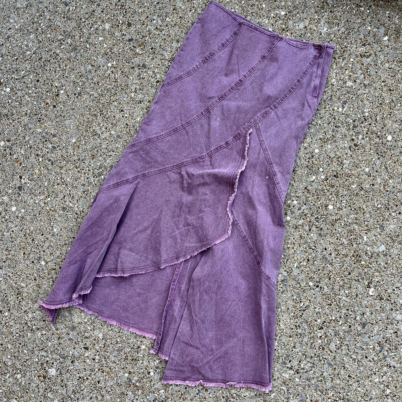 Topshop Women's Purple Skirt | Depop