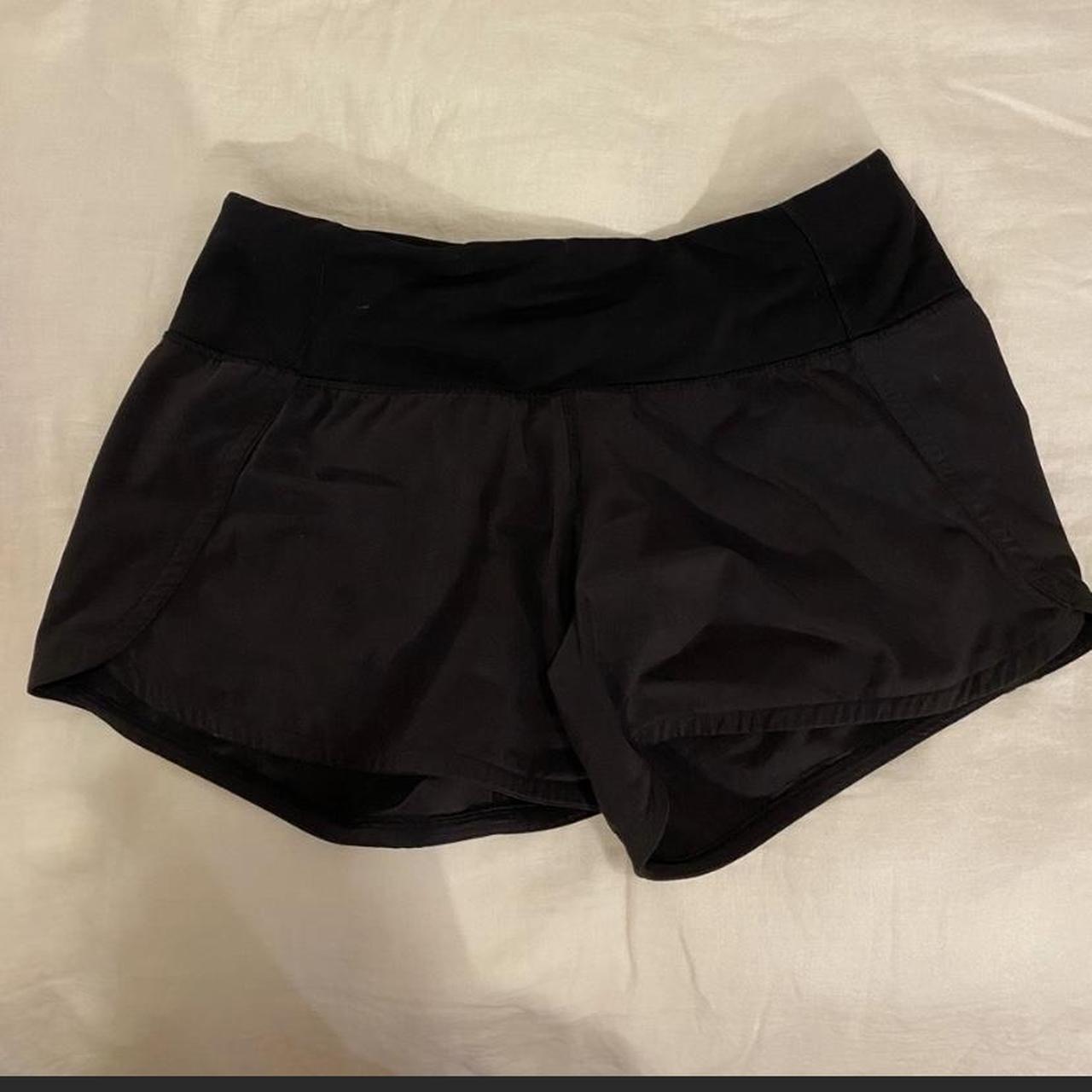 Lululemon Run Times Short *4-way Stretch 4 Black In - Depop