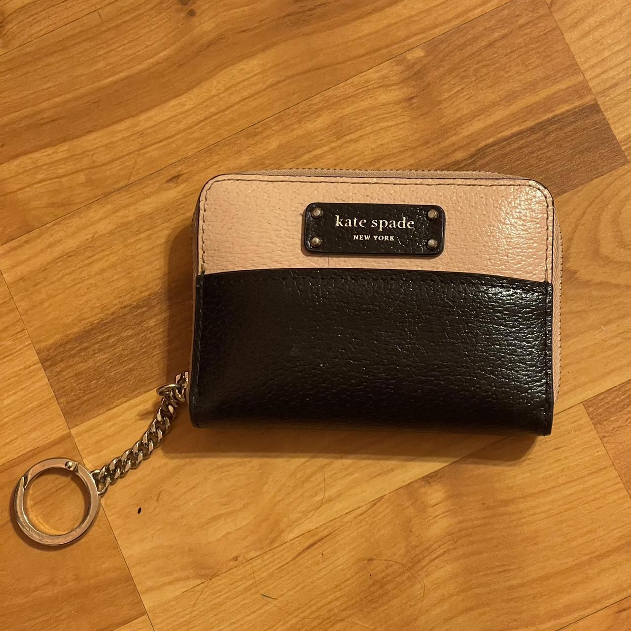 Kate Spade New York Women's Pink and Black Wallet-purses | Depop