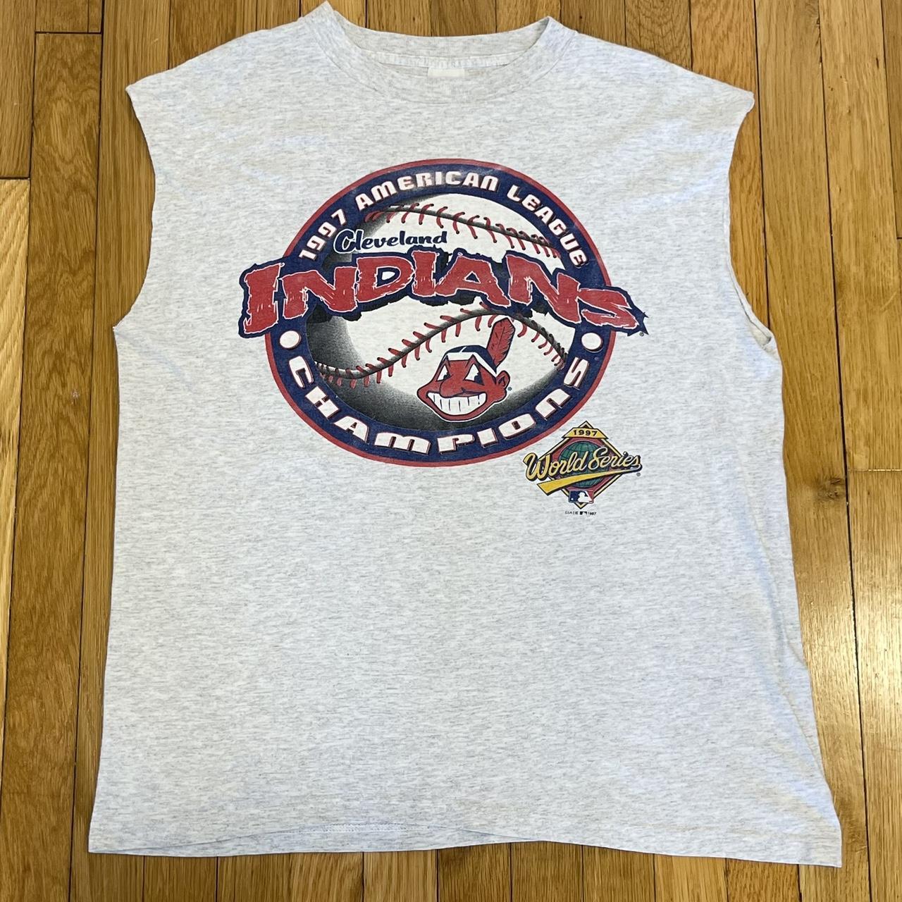 VINTAGE [1997] CLEVELAND INDIANS WORLD SERIES - Depop