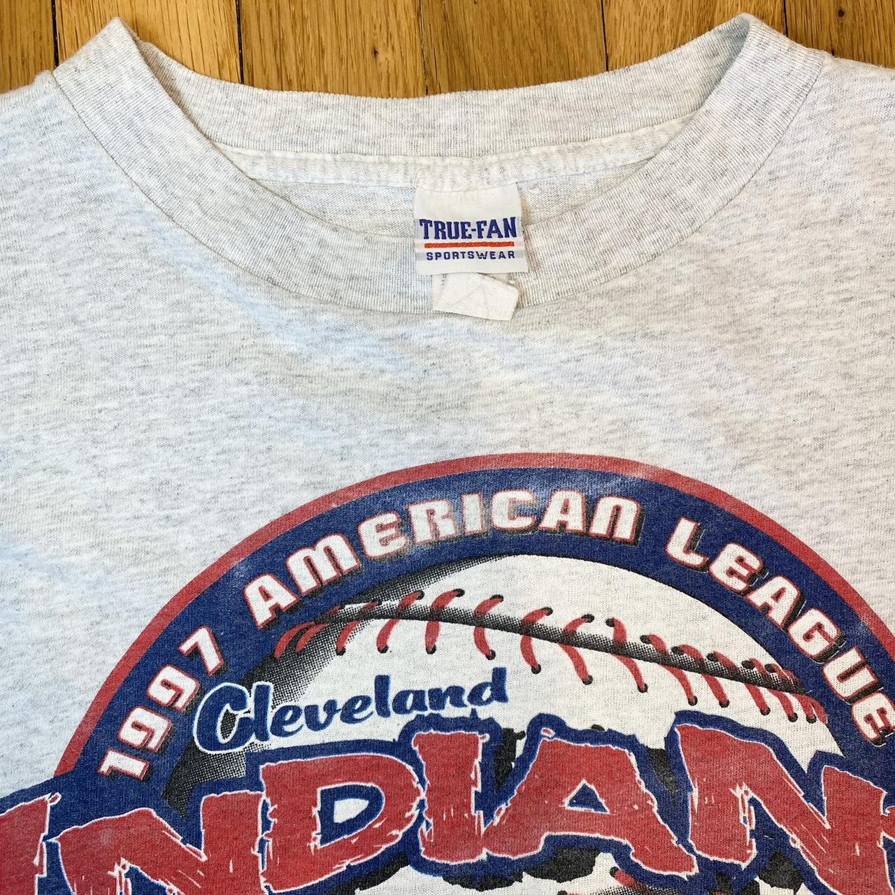 VTG 90s True Fan Mens Sportswear Cleveland Indians - Depop