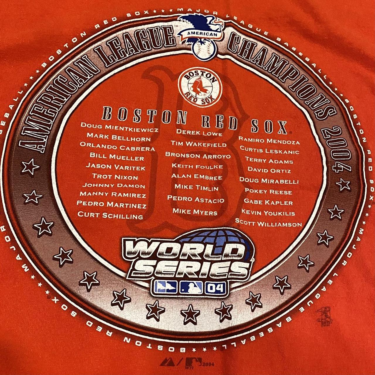 Vintage Boston Red Sox 2004 World Series Champions - Depop