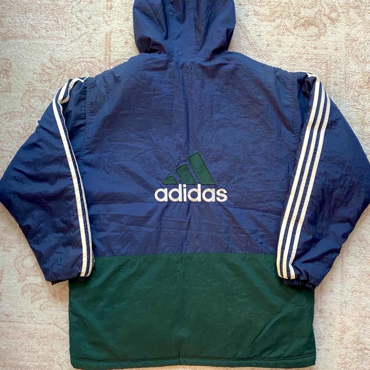 Vintage Adidas Puffer Jacket - Adidas logo on the... - Depop