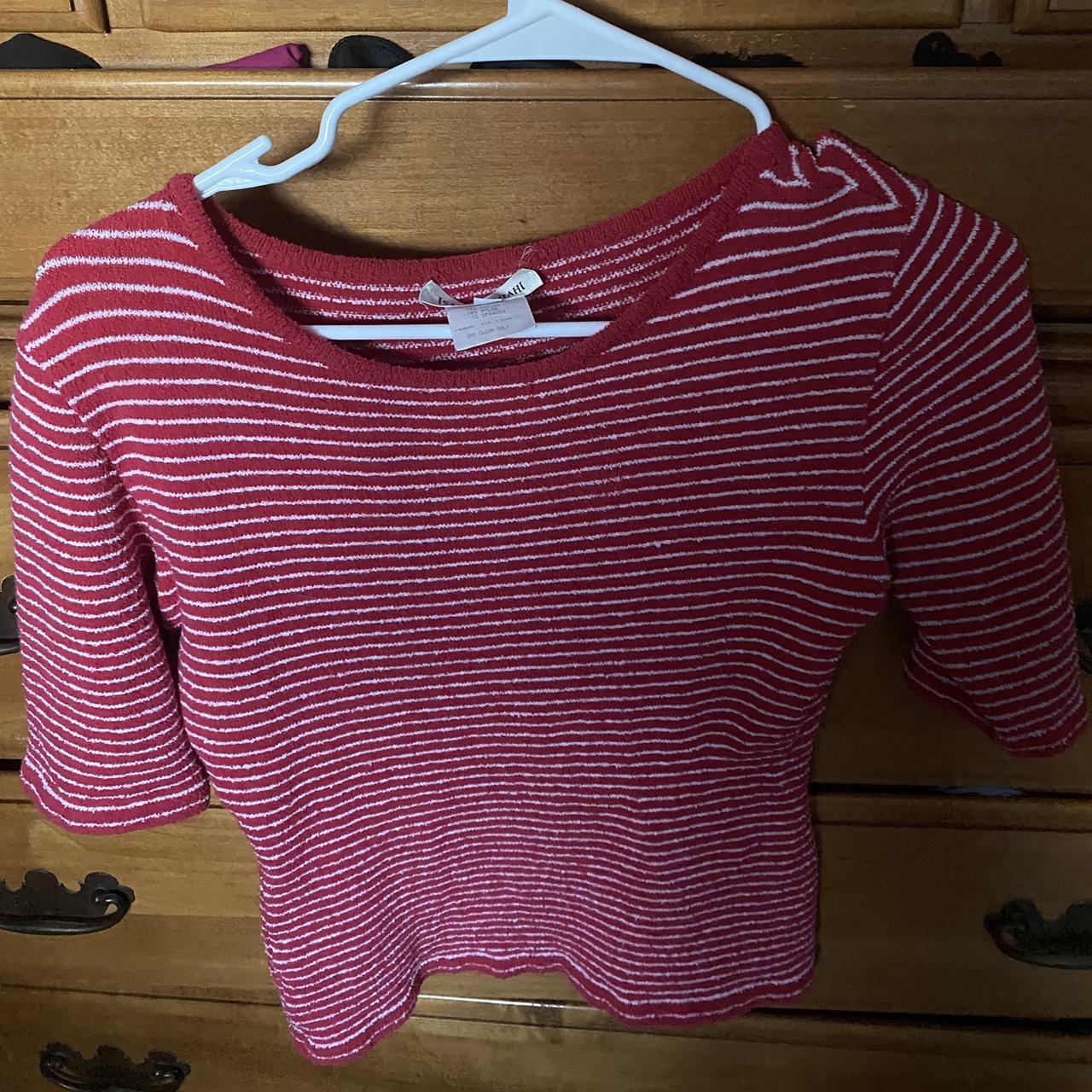 Vintage Made In Italy Isaac Mizrahi Red And White Depop