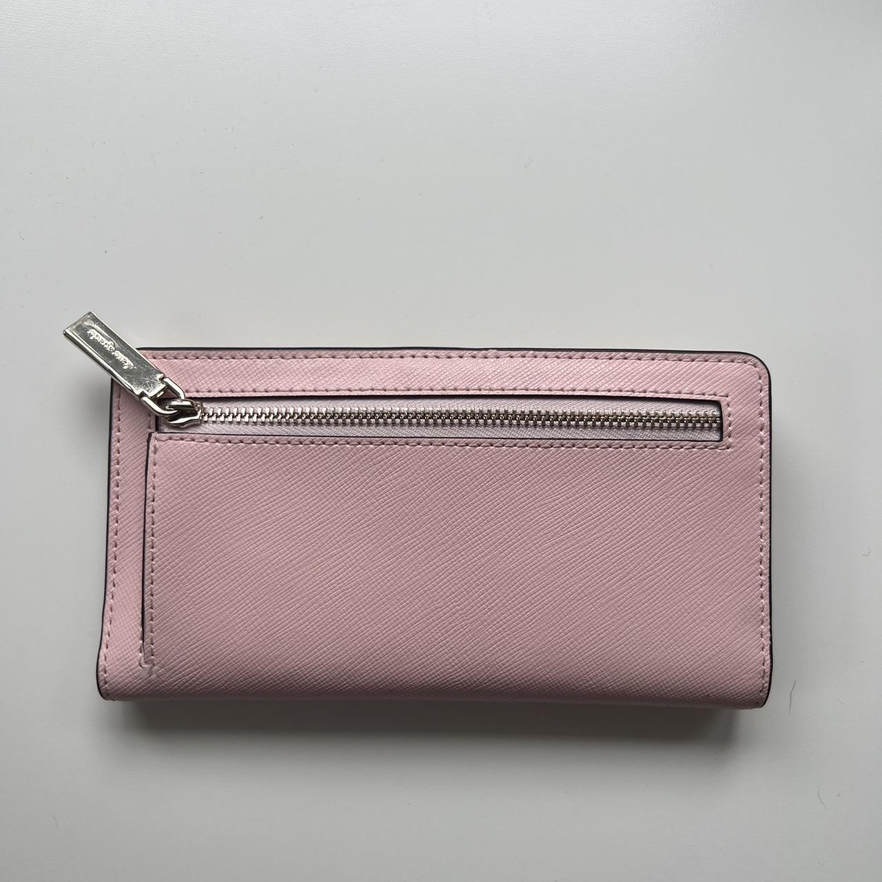 pink kate spade clutch wallet - Depop