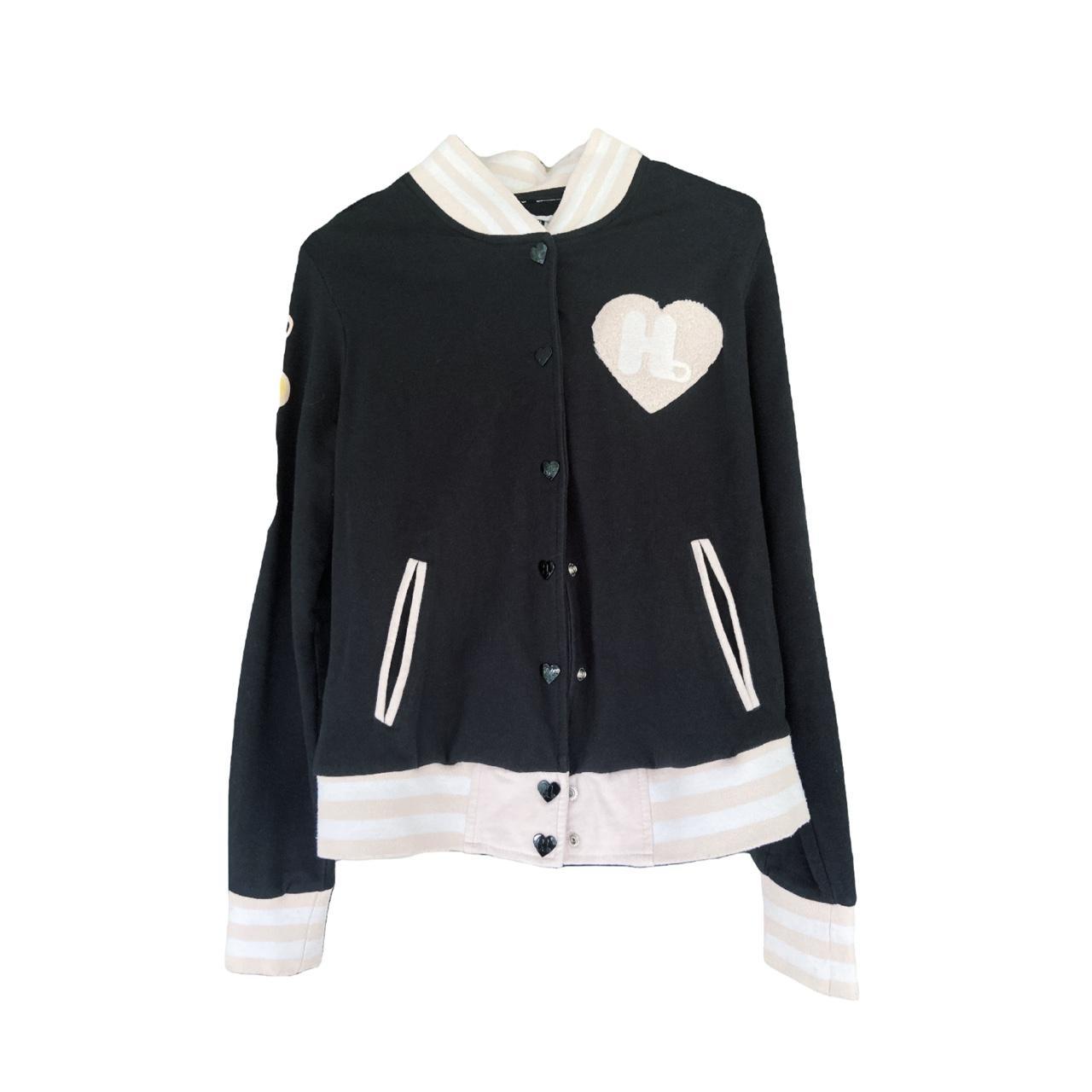 Harajuku Lovers Snap front letterman planet... - Depop