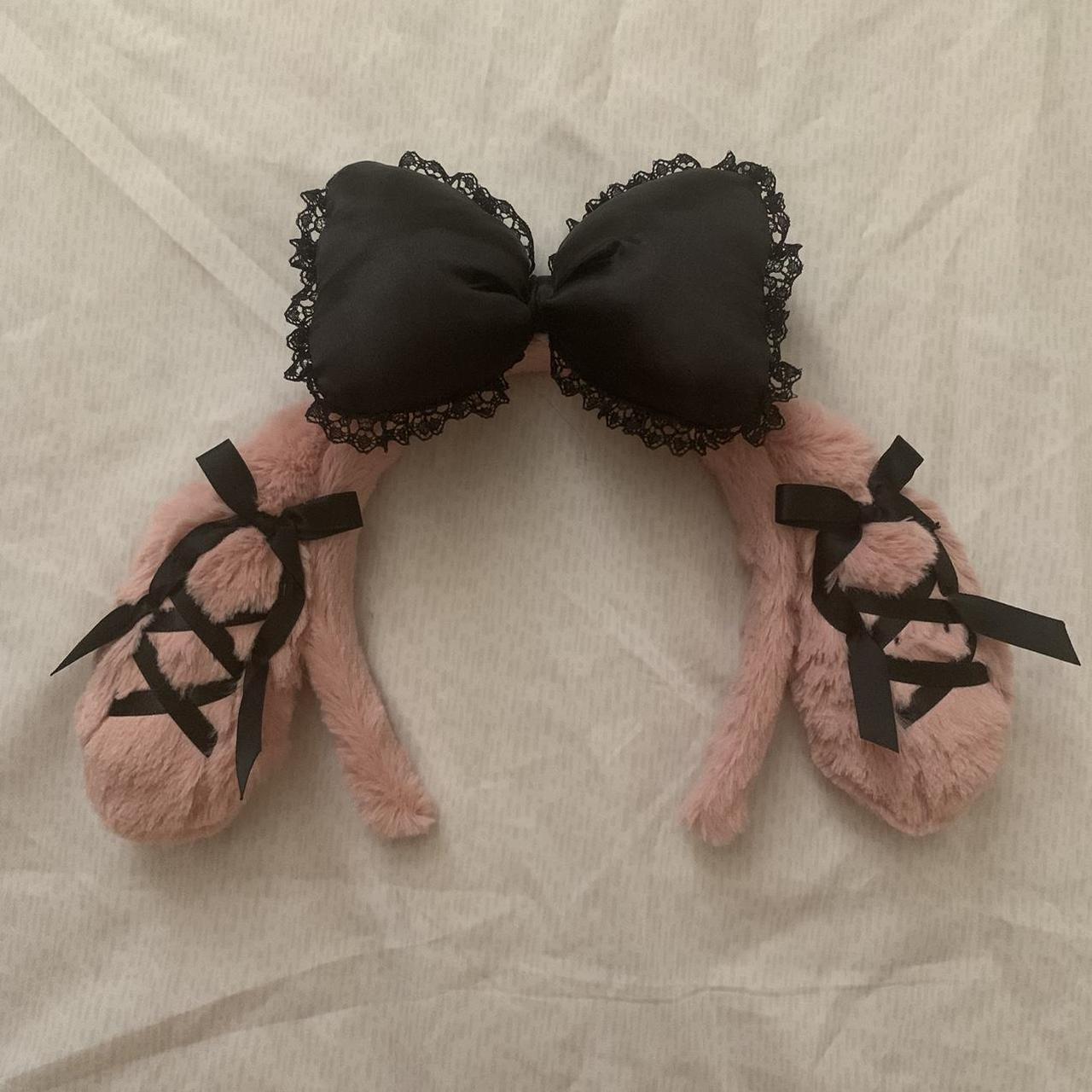 My Melody Goth Lolita Headband, worn once last year... - Depop