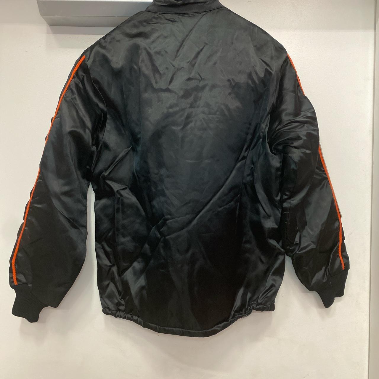 Men's Black and Orange Jacket | Depop